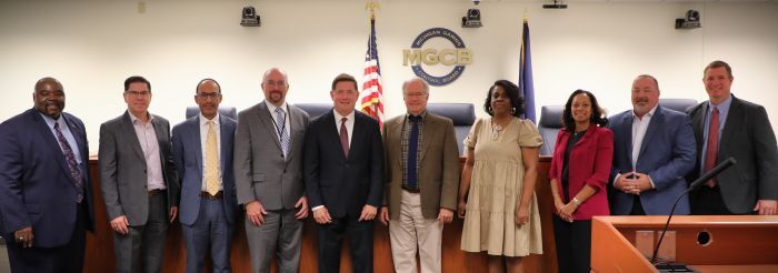 MGCB Board members and casino executives at the September 8 board meeting in Detroit