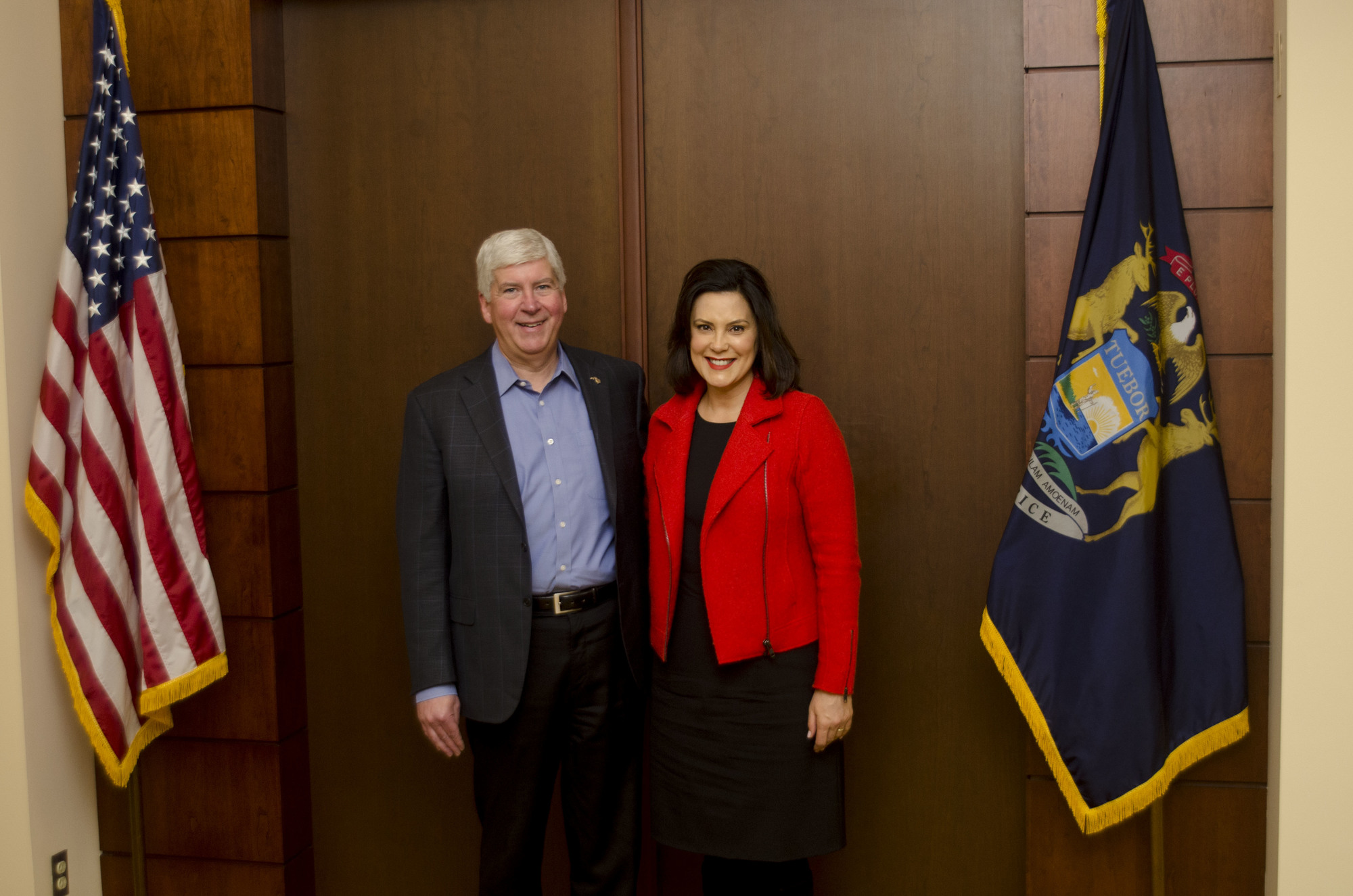 Gov. Snyder meets with Governor-elect Gretchen Whitmer
