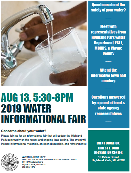 HIGHLAND PARK 2019 WATER INFORMATIONAL FAIR 