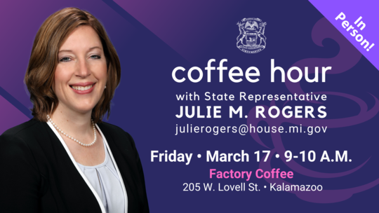 Rep. Rogers' March Coffee Hour