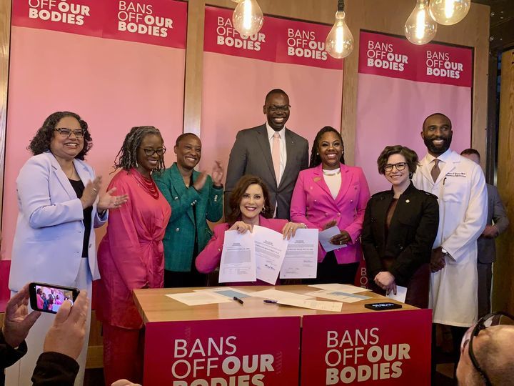 House Bill 4006 being signed into law by Gov. Gretchen Whitmer
