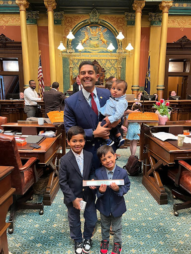 Puri with Kids on House Floor