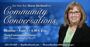 Join State Rep. Sharon MacDonell for Community Conversations
