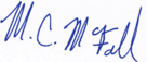 McFall signature