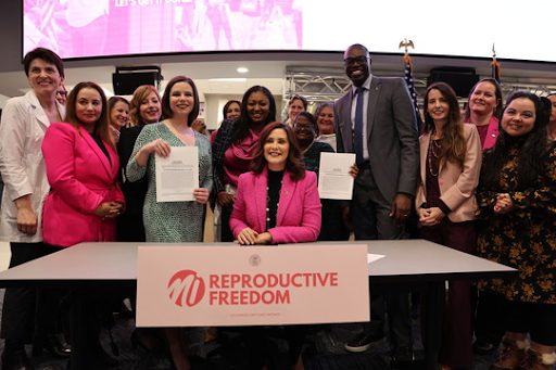 Byrnes Reproductive Health Act signing