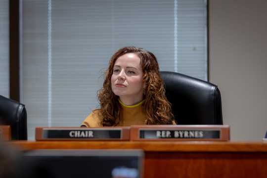 State Rep. Erin Byrnes chairing the Ethics and Oversight Committee, Jan. 18, 2024.