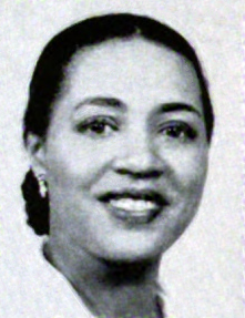 Black and white photo of Charline White.