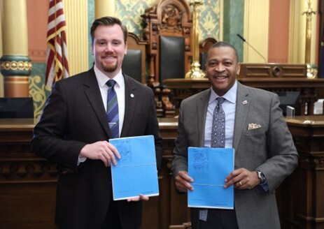 Rep. Carter.AED Legislation with Rep. Fitzgerald