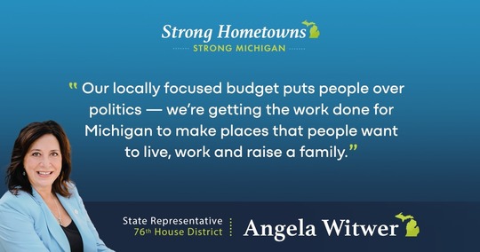 Quote graphic from Rep. Witwer on House Budget