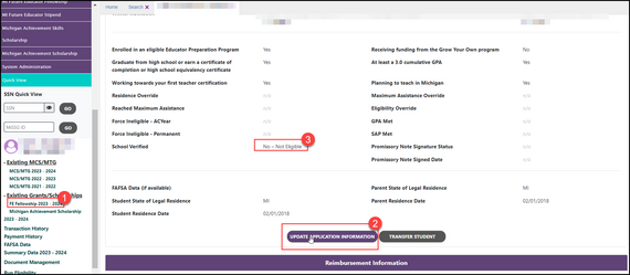 MI Fellowship Eligibility Steps