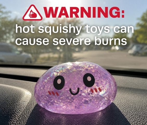 squishy toy warning