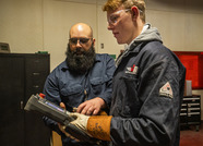 Two Male Auto Repair Workers
