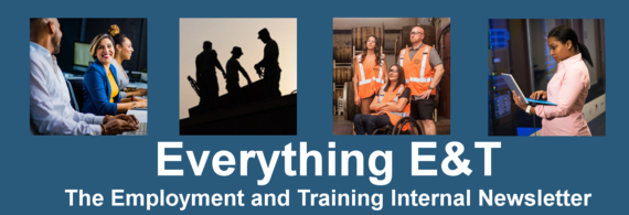 Employment and Training newsletter banner