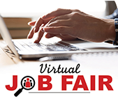 Virtual Job Fair graphic image