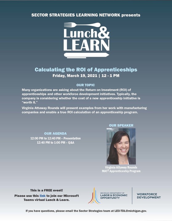 Lunch and Learn flyer