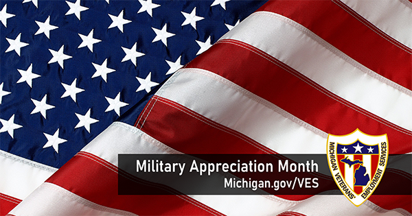 Military Appreciation Month graphic image