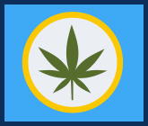 Graphic ICON of Marijuana