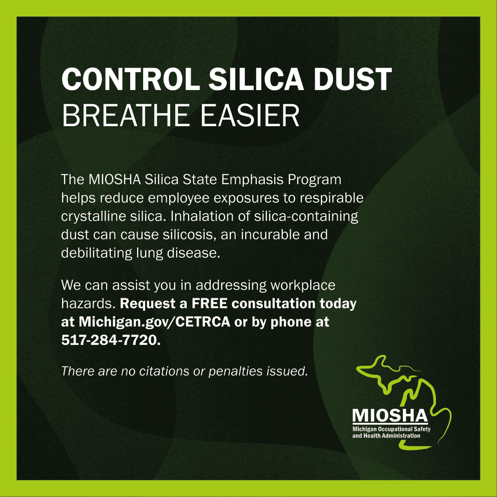 Control silica dust, breathe easier