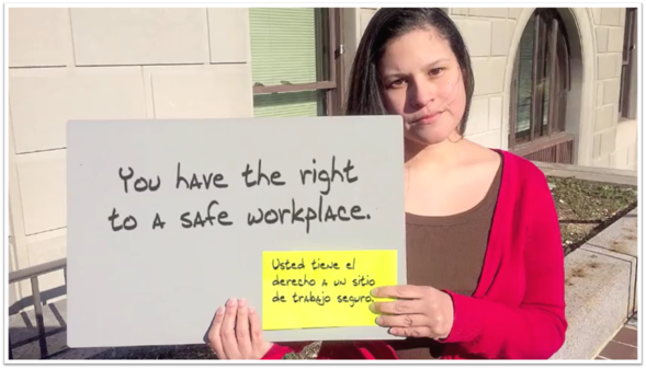 You have the right to a safe workplace