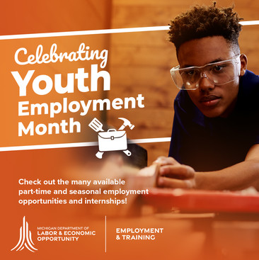 youth employment month graphic