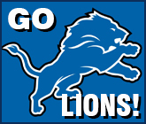 Graphic image saying GO LIONS with the LIONS LOGO