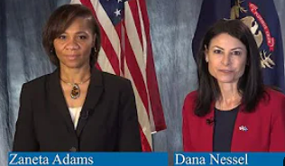 Zenetta Adams and Dana Nessel video clip