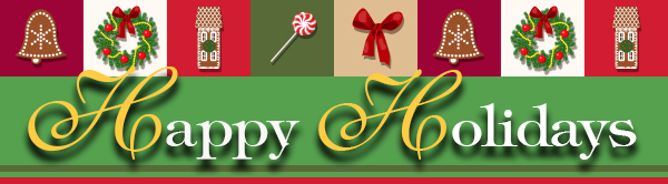 Graphic Saying Happy Holidays
