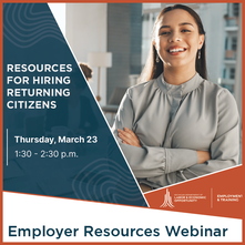 Webinar on Resources for Hiring Returning Citizens