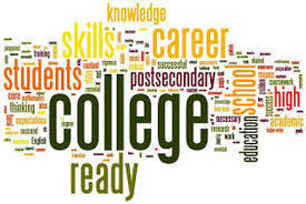 College word collage graphic