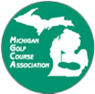 Michigan Golf Course Association logo with no background