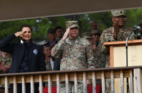 Governor Whitmer with the Michigan National Guard 