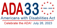 ADA 33rd anniversary graphic