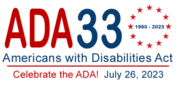 ADA 33rd anniversary graphic