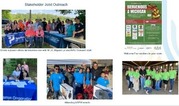 Collage of MSFW outreach events