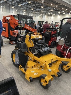 Agricultural machines on display at the 2024 Great Lakes Expo