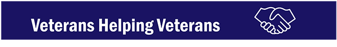 Veterans helping veterans banner