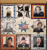Collage of Native women veterans