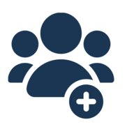 icon 3 people with plus sign