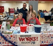 Michigan Works! 7B and VES staff at community event