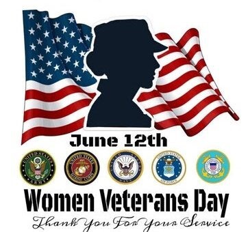 Women Veterans Day graphic