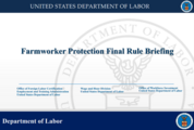 Farmworker Protection Final Rule presentation slide