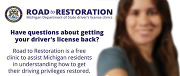 Road to Restoration graphic with woman and details about the program