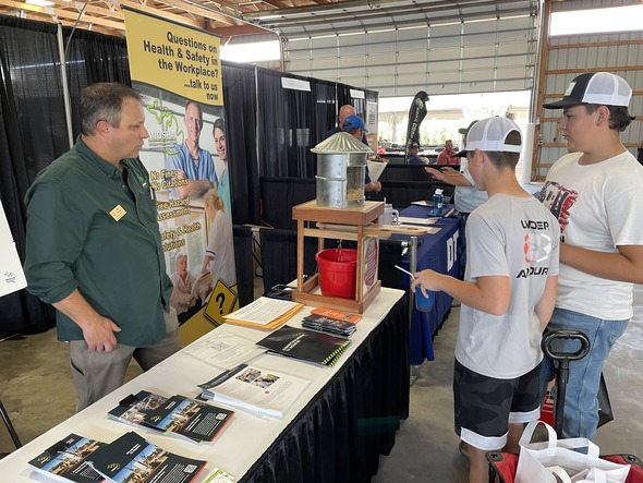 Jeff at Ag Expo