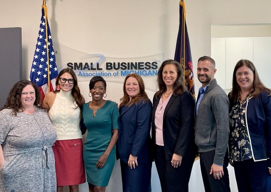 Women's Commission Roundtable Group Photo with SBAM