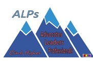 ALPs graphic with three mountain peaks