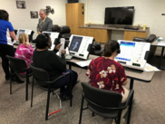 BSBP participants testing the accessible voting machines