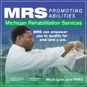 MRS can empower you to prepare for and find a job graphic