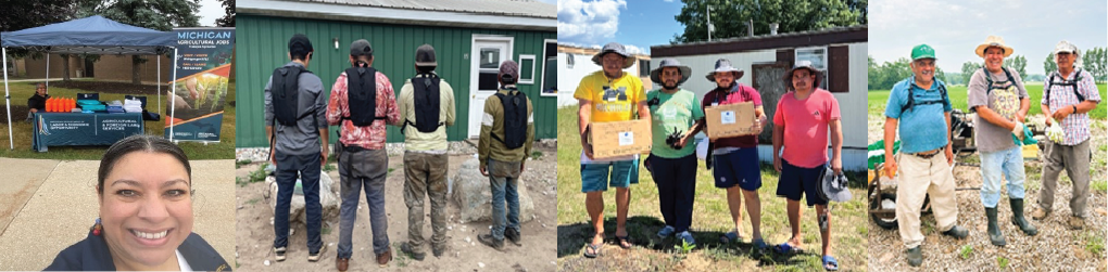 Photos of participants at Oceana County event