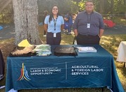 NFJP staff conducting community outreach