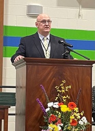 Scott Cubberly speaking at the MCTI graduation